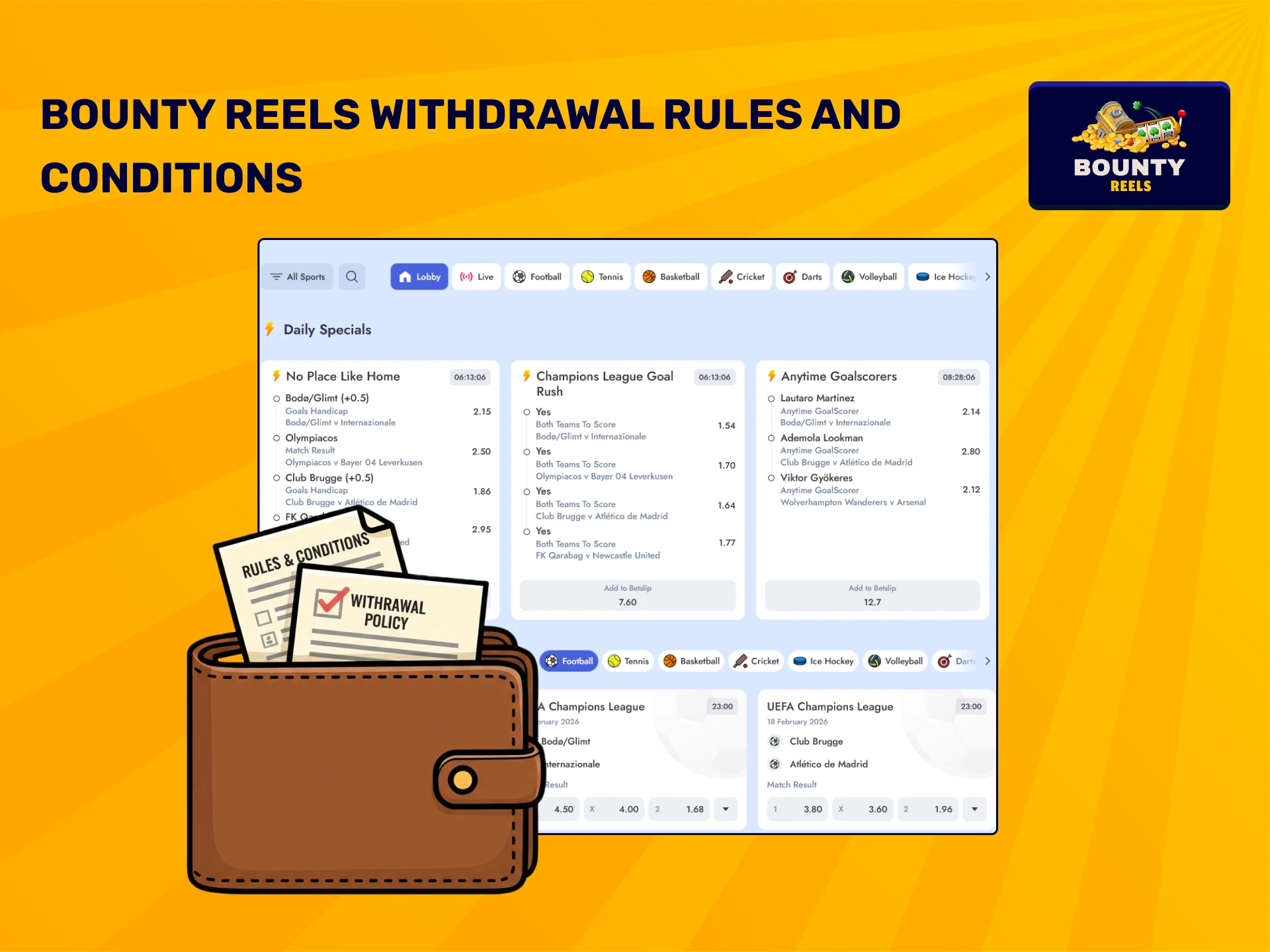 Learn about Bounty Reels withdrawal rules to ensure a smooth payout.